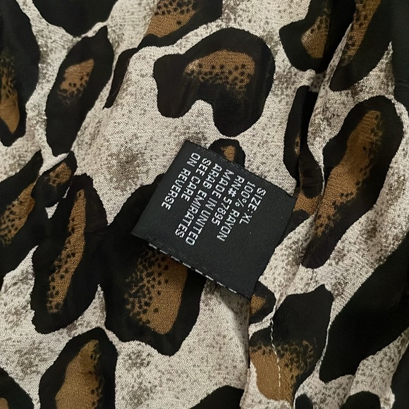 Reversible wild cat print skirt - Picture 9 of 9